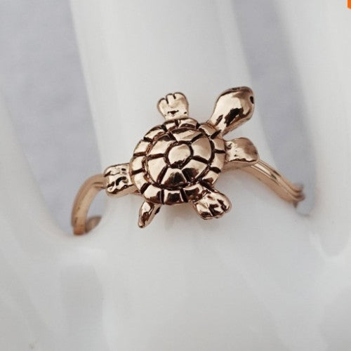 Antique Gold Animal Tortoise Ring