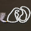 White Howlite Stone Beads Necklace